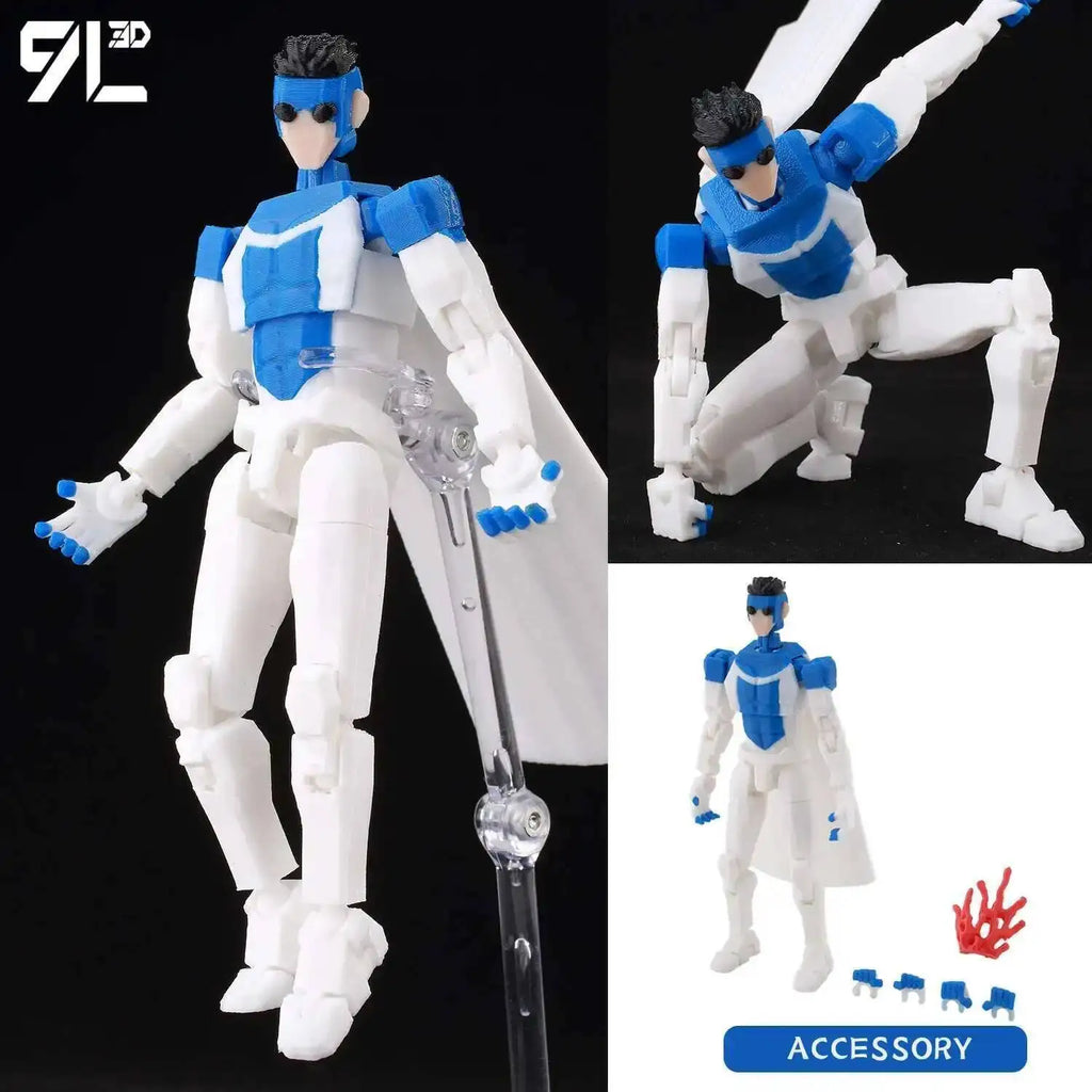9L3D Dummy13 Unbesiegbarer Omni-Man-Verrat Anime Mehrgelenk-Shapeshift-Spielzeug Kampf-Actionfiguren Freundgeschenk Lucky Titan13