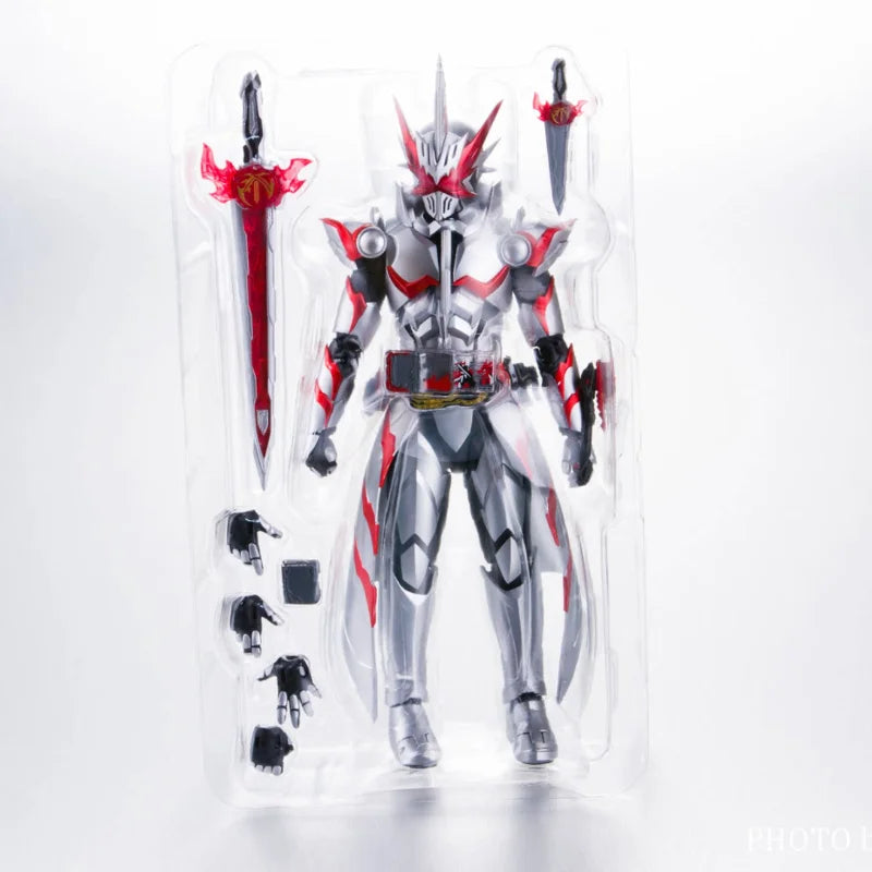 [In Stock] Bandai SHF Kamen Rider Soul Limited Saber Holy Sword Dragon Pattern Knight Articulated Figure  Anime Cartoon