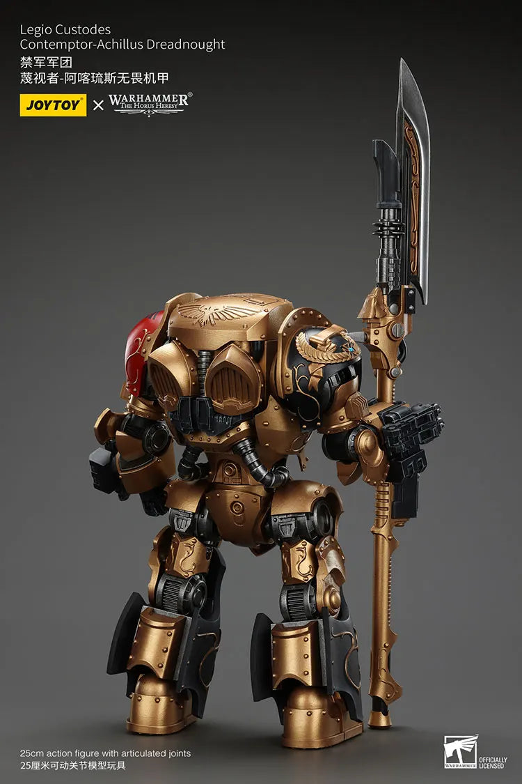 JOYTOY Warhammer „The Horus Heresy“ Legio Custodes Contemptor-Achillus Dreadnought Actionfiguren Dekoration Originalkollektion