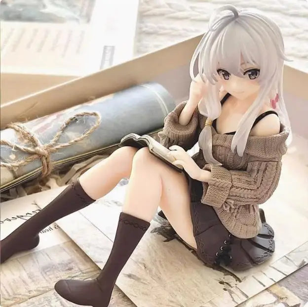 10cm Wandering Witch Anime Figure Collection Toys The Journey Of Elaina Action Figure PVC Model Doll Gift
