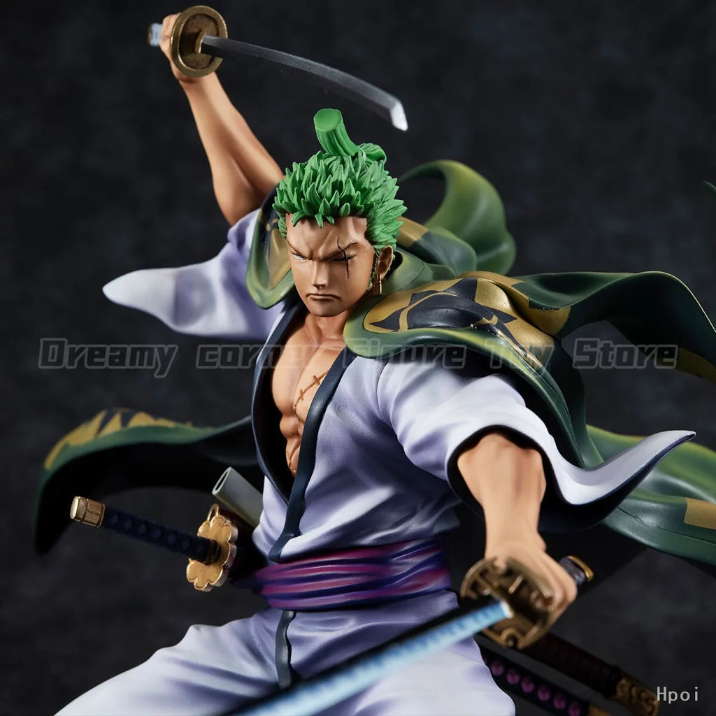 【In Stock】Original MegaHouse POP Warriors Alliance ONE PIECE Roronoa Zoro 1/8 Scale Figure Collection Ornament Gift