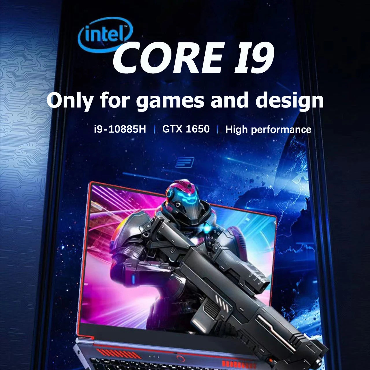 YSJMNPC Gaming Laptop Computer Intel Core i9 9880H GTX1650 i7 9850H16 Inch IPS Screen 144Hz Refresh Rate RGB Keyboard WiFi