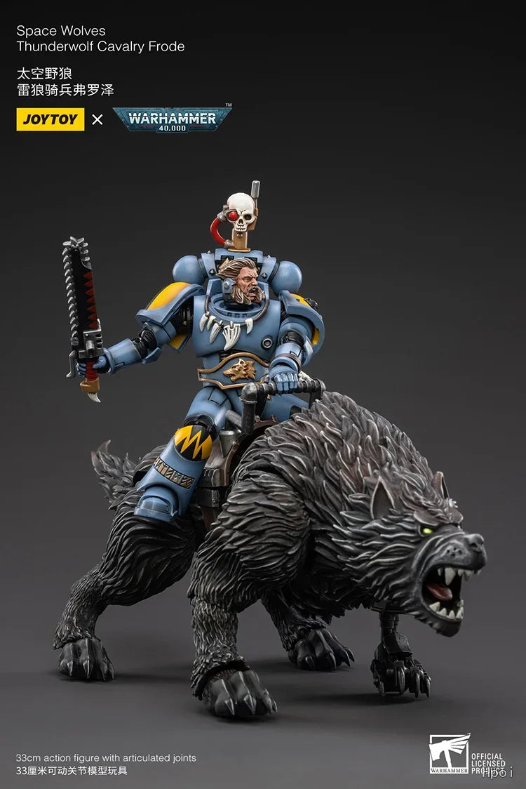 【UA】 JOYTOY Warhammer 40K Space Wolves Thunderwolf Cavalry Frode 1/18 Action Figures Toys Models Collection