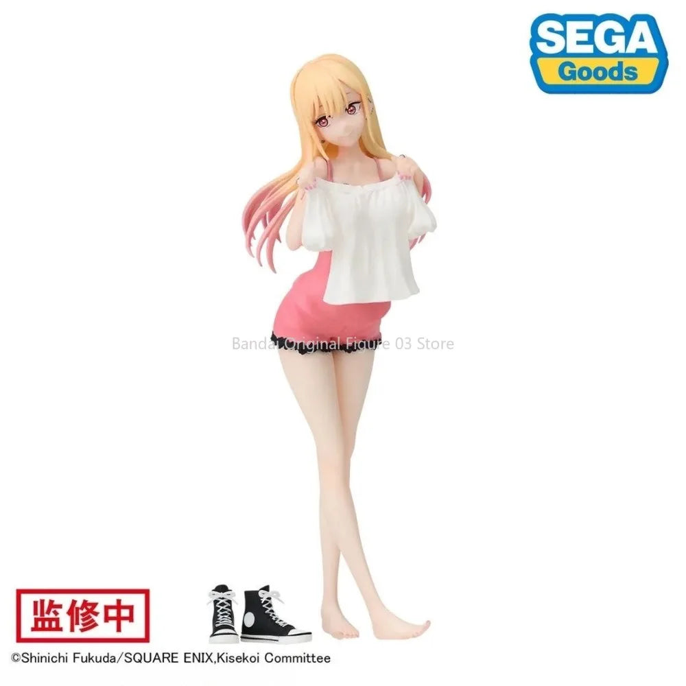 In Stock SEGA Luminasta My Dress-Up Darling Kitagawa Marin -Try On Time Ver.- PVC 18CM Anime Action Figures Model Collection Toy