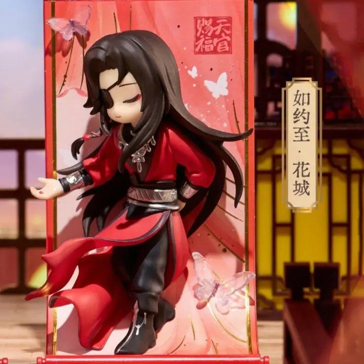 Genuine Tian Guan Ci Fu Scroll Series Blind Box TGCF Hua Cheng Xie Lian Cute Anime Peripheral Mystery Box Decora Anime  Gifts