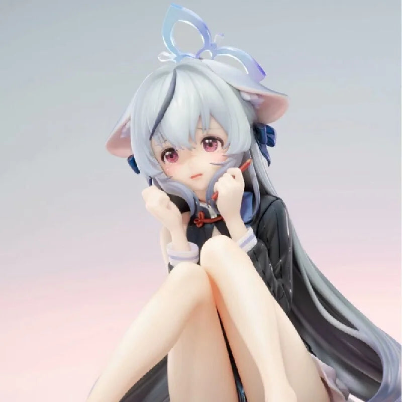 Blue Archive Shun Haruna Anime Figure - Cute Seated Girl Model Statue for Car Dashboard And Desk Decor Collectible Gift