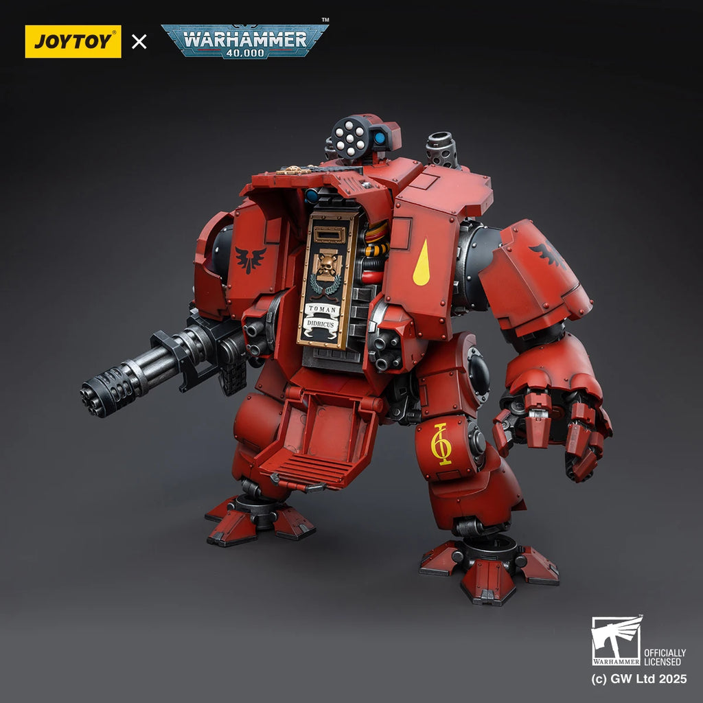 JOYTOY Warhammer 40K 1/18 Scale Blood Angels Redemptor Dreadnought Action Figure Model Toys For Collection
