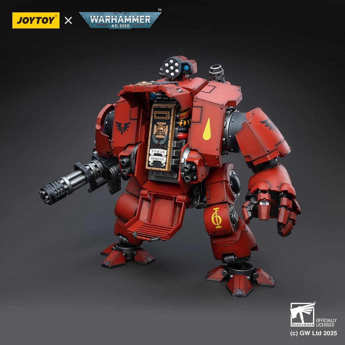 JOYTOY Warhammer 40K 1/18 Scale Blood Angels Redemptor Dreadnought Action Figure Model Toys For Collection