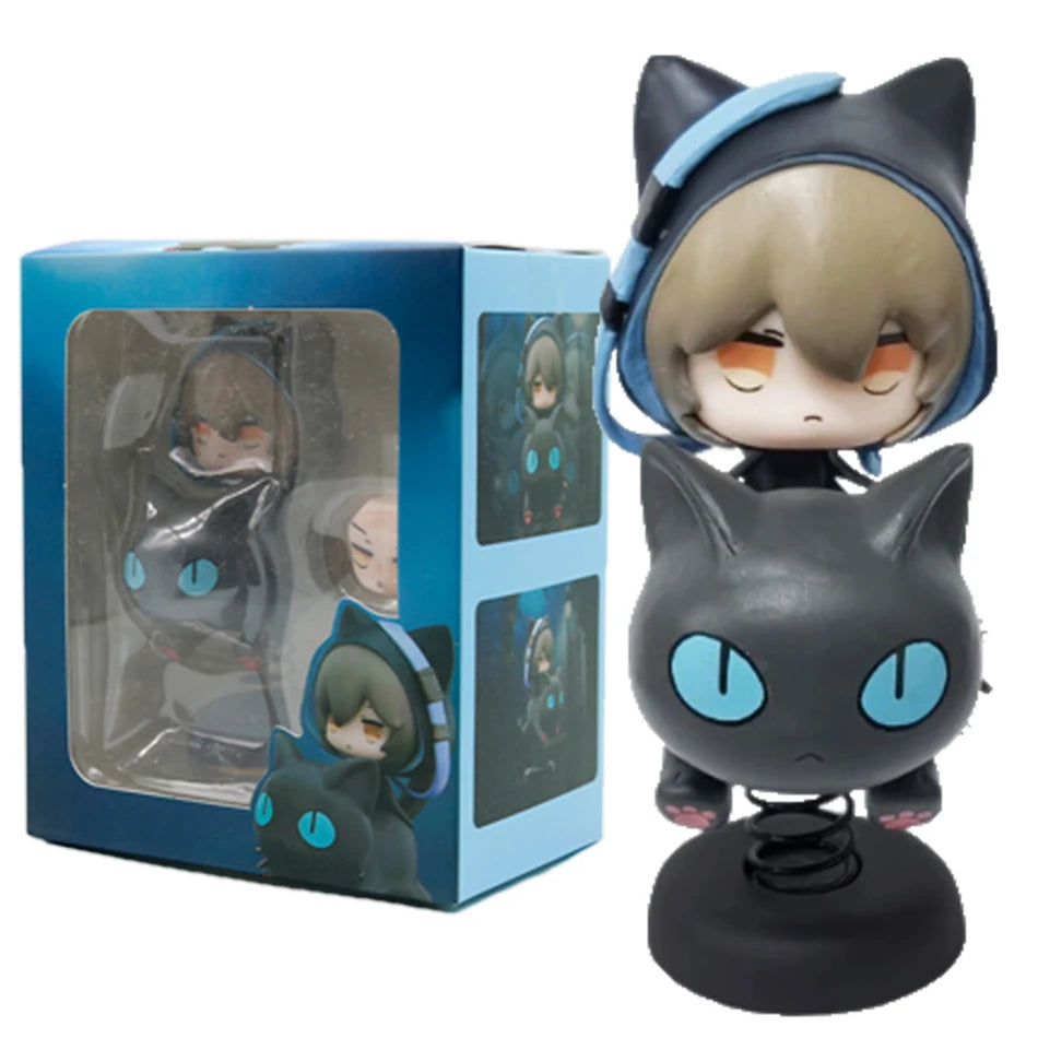 APEX-TOYS Toy Gift Arknights Happy Shake Phantom Q-version Rocking Music Anime Figure PVC Model Collectible for Boys Gift Toy