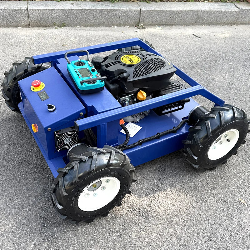 CustomizedRemote Control Lawn Mower Brush Cutter Engine Lawn Mower Caterpillar Lawn Mower