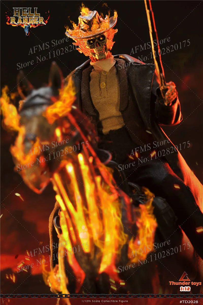 Thunder toys TD2028 1/12 Men Soldier Ghost Rider Dolls Full Set 6Inch Action Figure Model Best Collection Toys