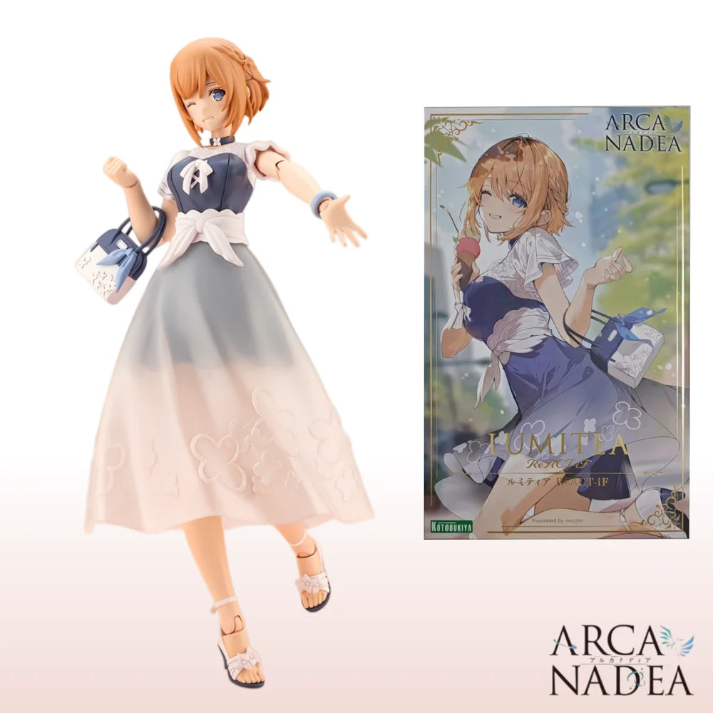 Kotobukiya Arcanadea Arcanadea LUMITEA / VELRETTA / MELTINA Assembly Model Kit with Multi-accessory Anime Figure for Collection