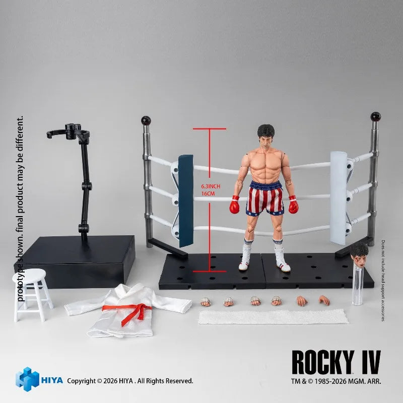 Pre-sale HIYA Rocky 4 Rocky Boxer Edition 1/12 Super Action Figure Toy Gift Collection