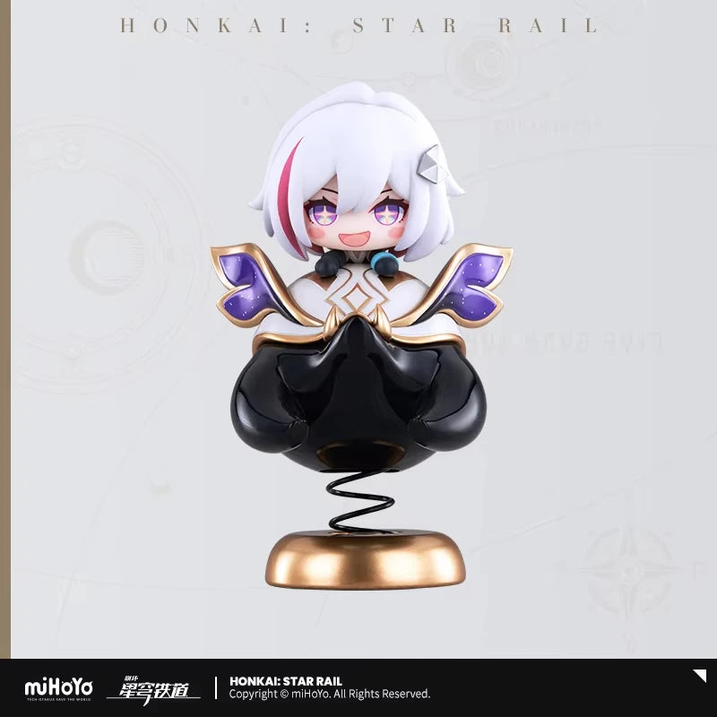 Official Honkai：Star Rail Topaz & Numby Q-Version Figure Game Peripheral Happy Shake Toy Cartoon Desktop Ornament Birthday Gift