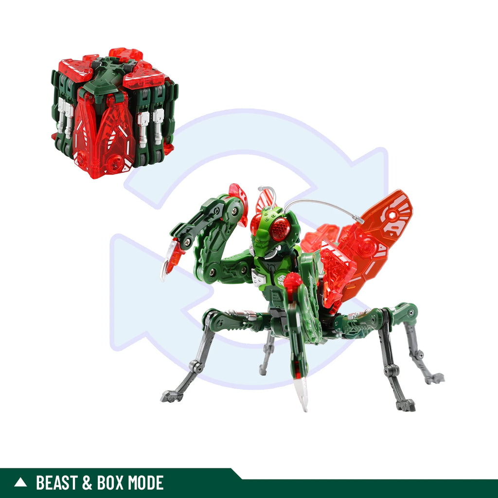 52TOYS BeastBox Reaper Deformation Toys Action Figures, Mantis Converting Toys Deformable Original Collectible Gift