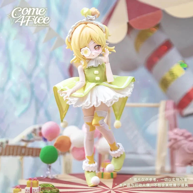 Genuine Come4free Minty 1/8 Bjd Ocean Gem Series Blind Box Articulated Action Figure 8 Point Bjd Model Collectible Toy Play Gift