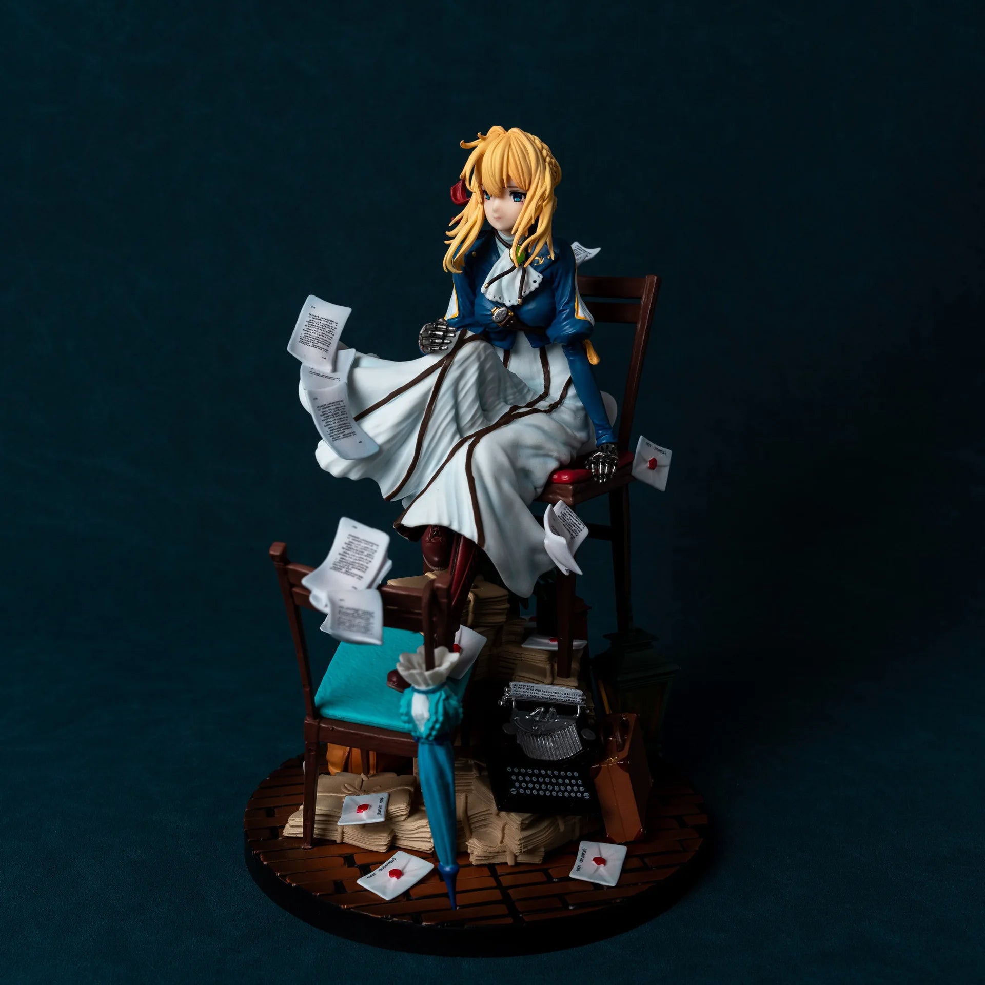 28cm GK VIOLET EVERGARDEN Anime Girl Figure Violet Evergarden Action Figure Sexy Figurine Collectible Model Doll Toy