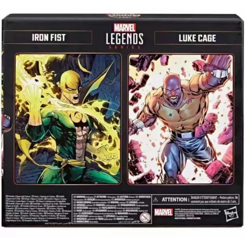 Original Hasbro Marvel Legends Series 85th Anniversary Iron Fist and Luke Cage Anime Figure Model Toys Collection