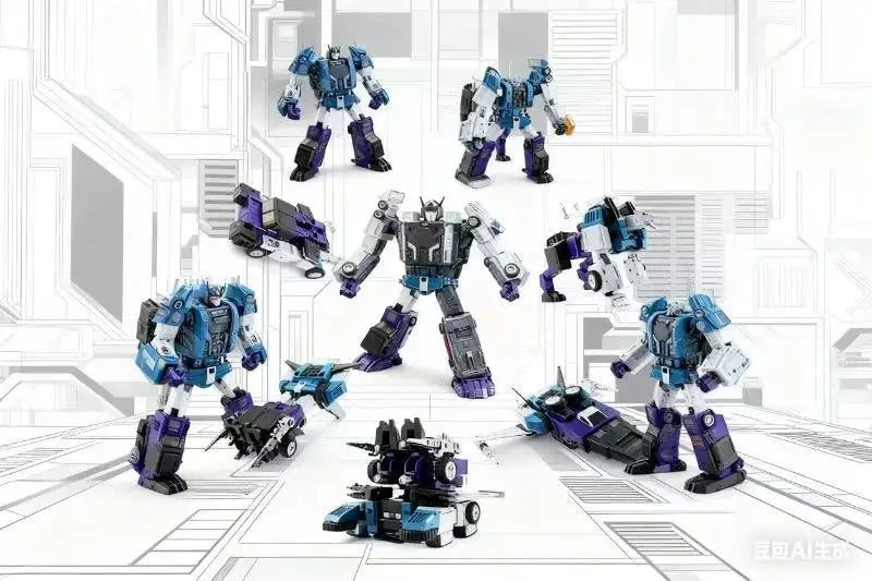 Transformation DX9 D-10 D10 Sixshot 2.0 Hanzo G1 MP Third Party Factory 27CM Action Figure Robot