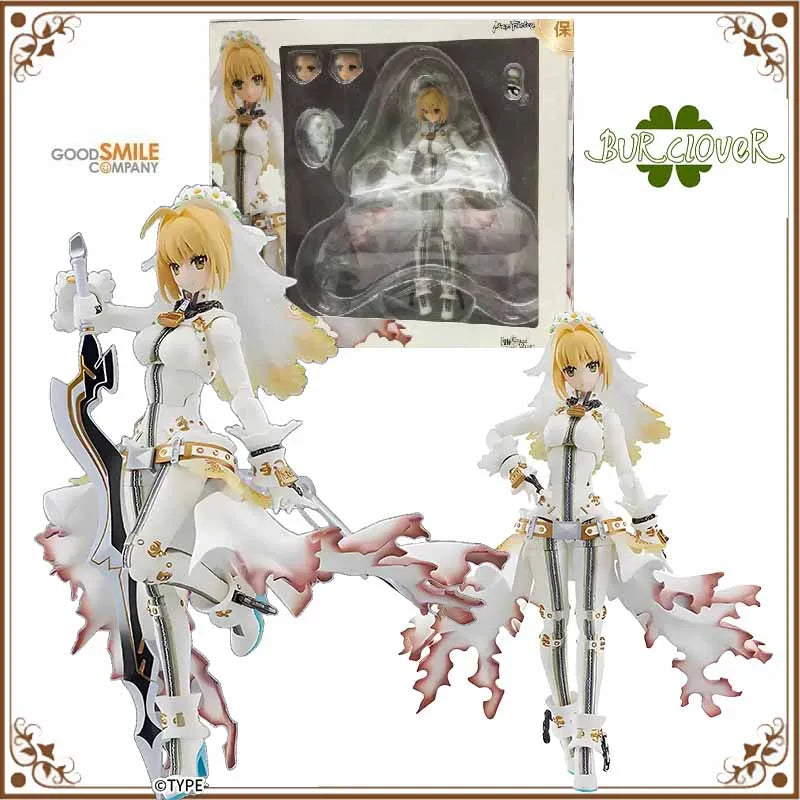 GSC Original figma Anime Figure Saber/Nero Claudius (Bride) Action Figure Toys For Boys /Girls /Kids /Christmas Gift
