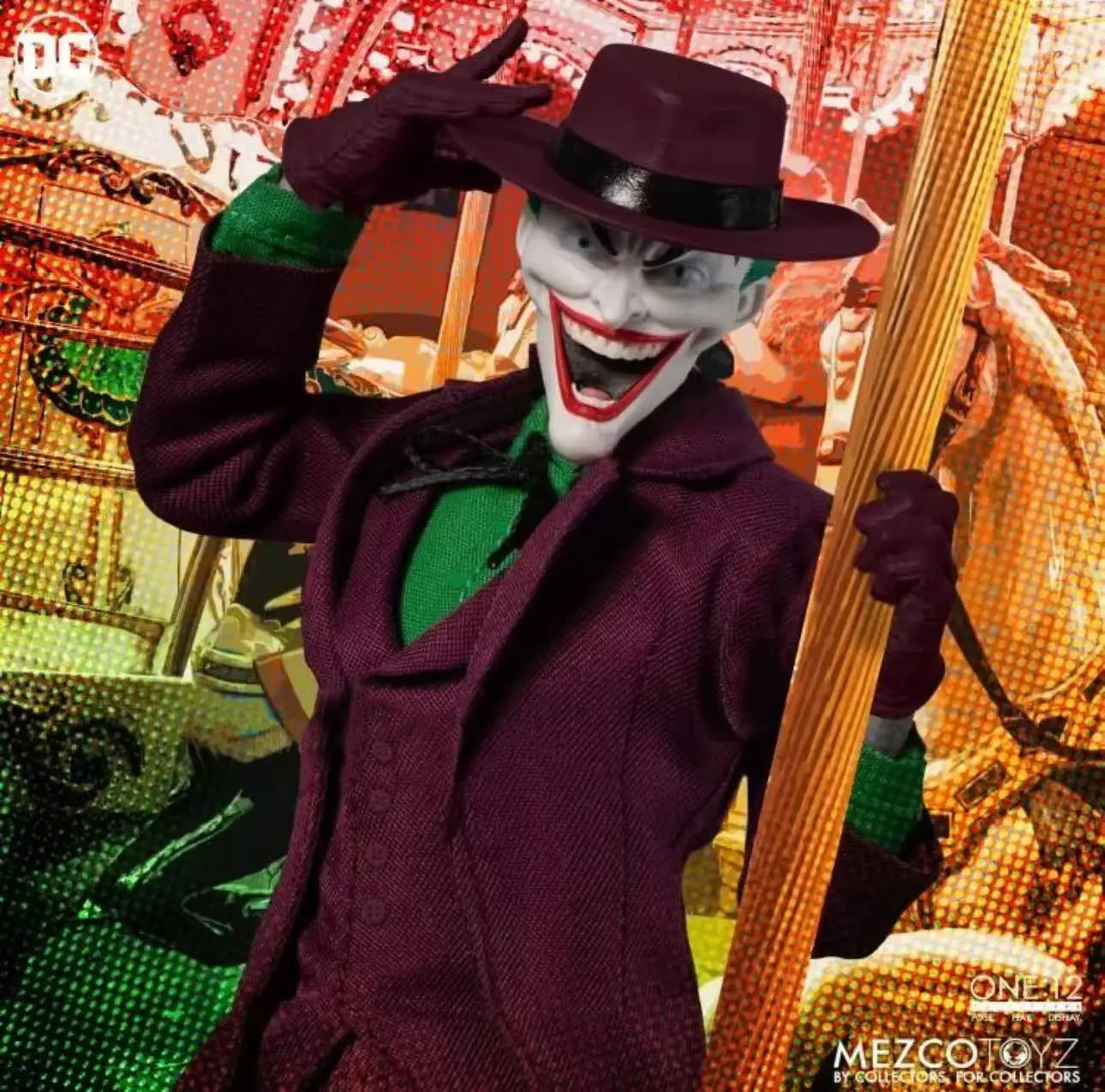 In-Stock Mezco Golden Age Joker Articulated Action Figure Toy (Brand New)