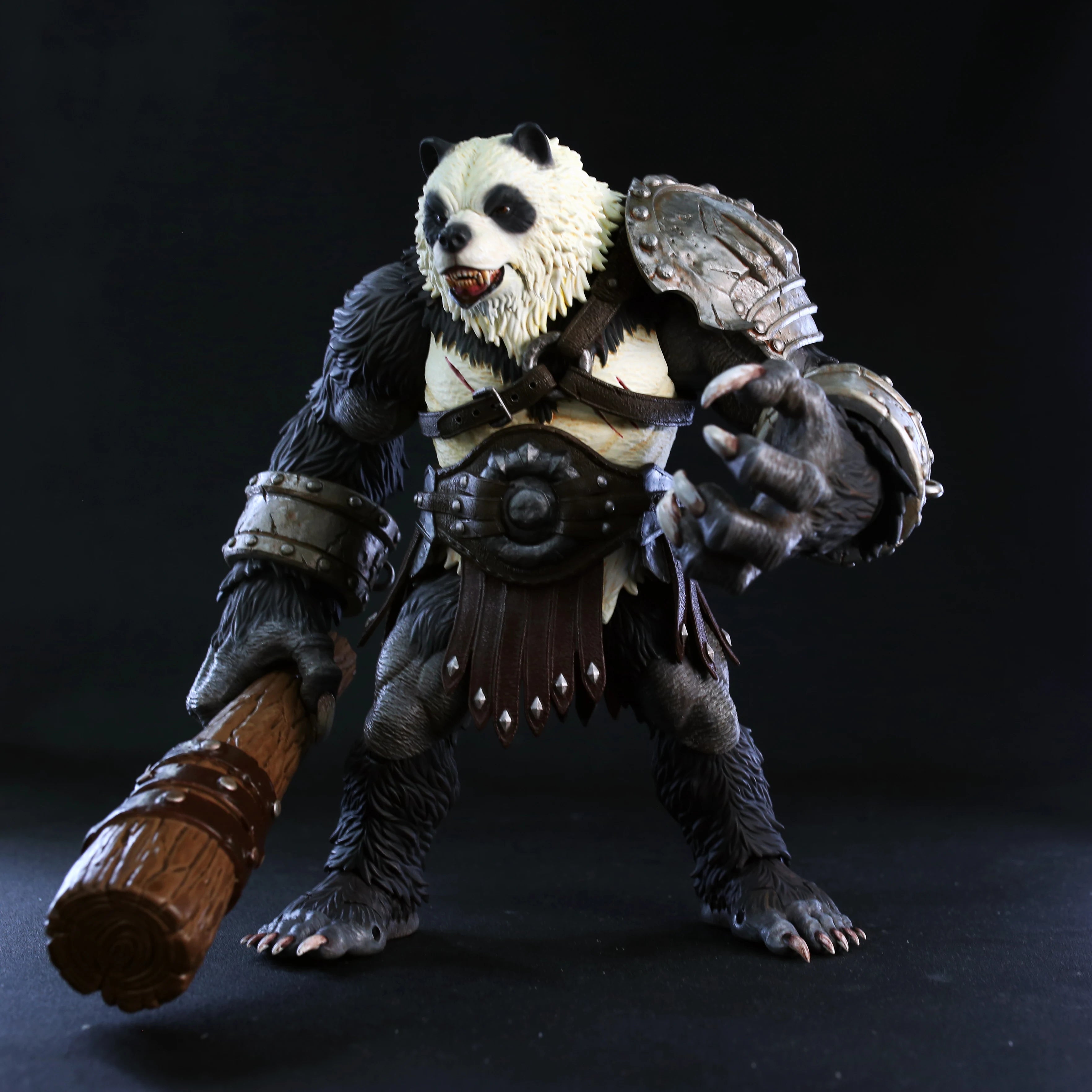 MemoryToys 1/10 Adventurer's World Berserker Bear Men Model Full Set 22cm Druid Animal Giant Panda Action Figure Toys Fans Gifts
