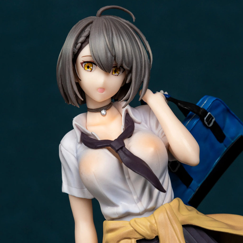24cm Azur Lane USS Baltimore Time After School Anime Figures Game Statue Cartoon Girls Models Collectible Ornament Doll Toy Gift