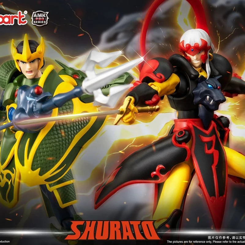 Yolopark AMK PRO X Series Tenkuu Senki Shurato Kuroki Gai Metal Armor With Object Action Figure In Stock