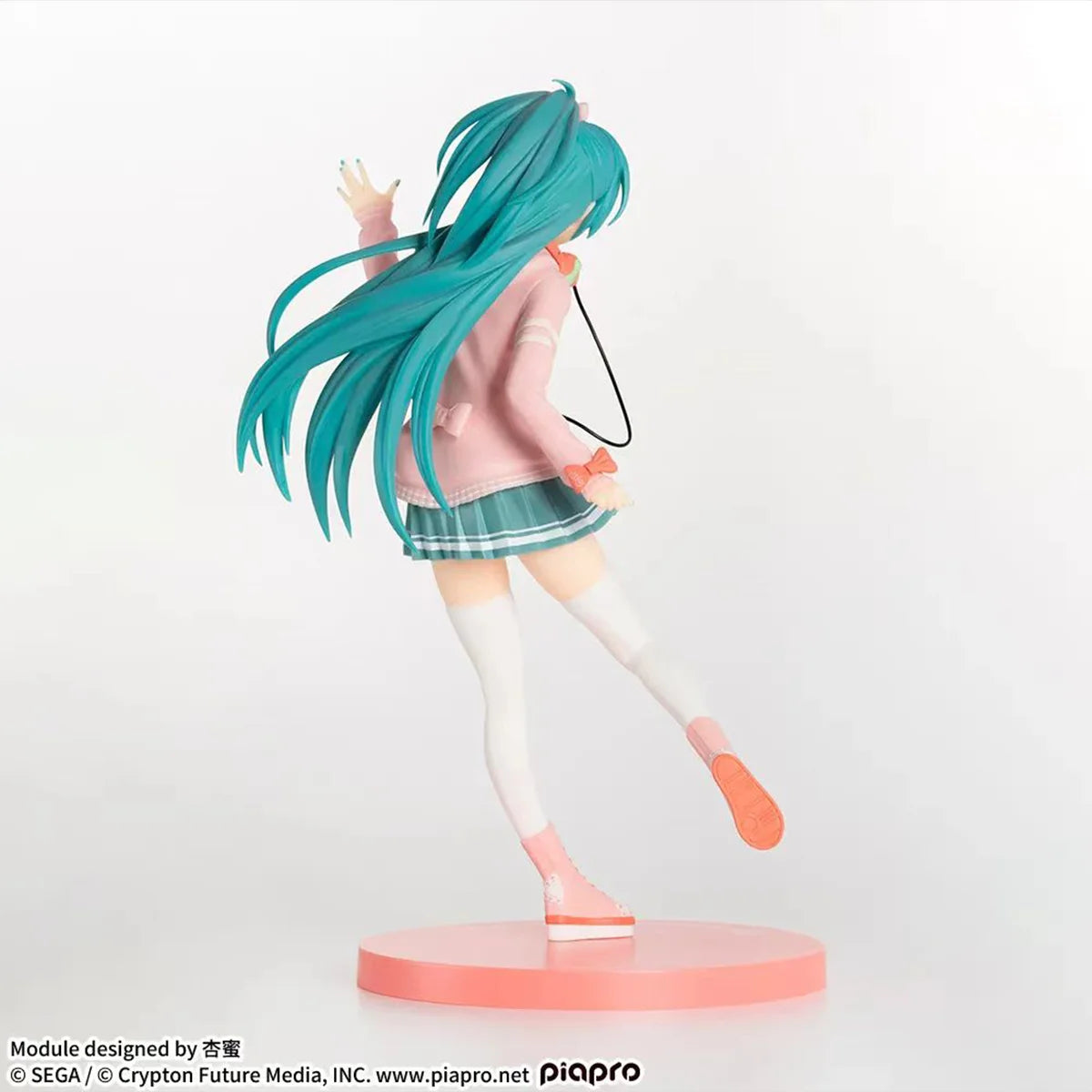 In Stock SEGA SPM Hatsune Miku Project DIVA Arcade Future Tone Hatsune Miku Ribbon Girl PVC 23CM Anime Action Figures Model Toy
