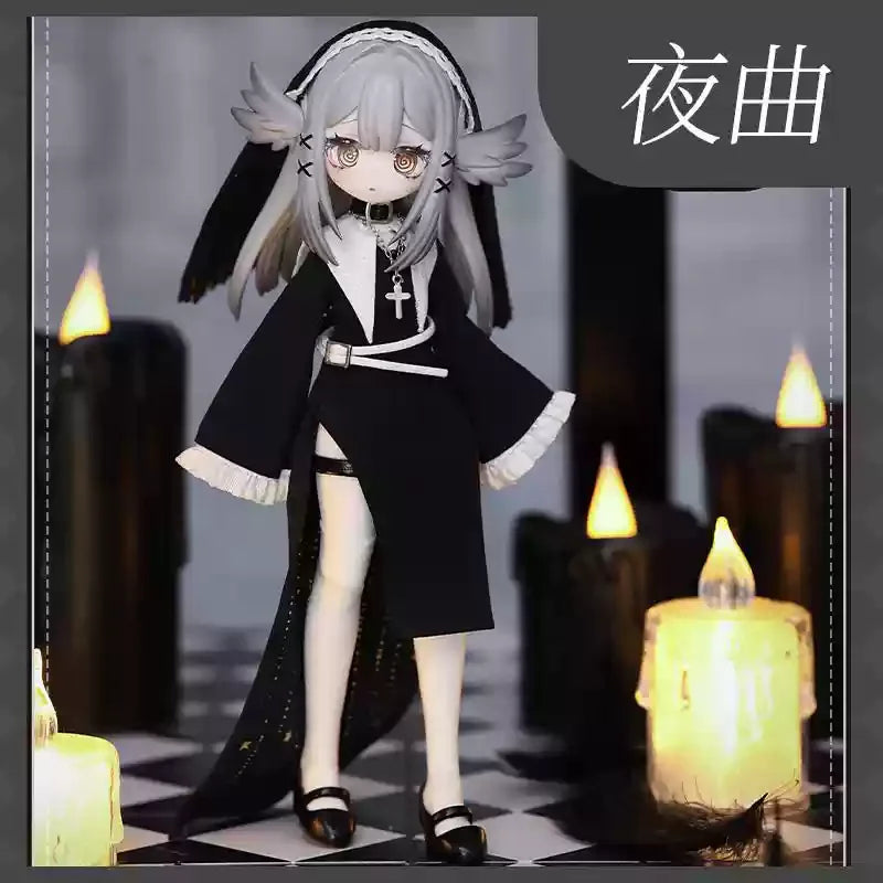 Genuine Meki Creation Heart Trendy Blind Box Toys 12 Points Bjd Action Figure Ornaments Original Toy Doll Figure Birthday Gift