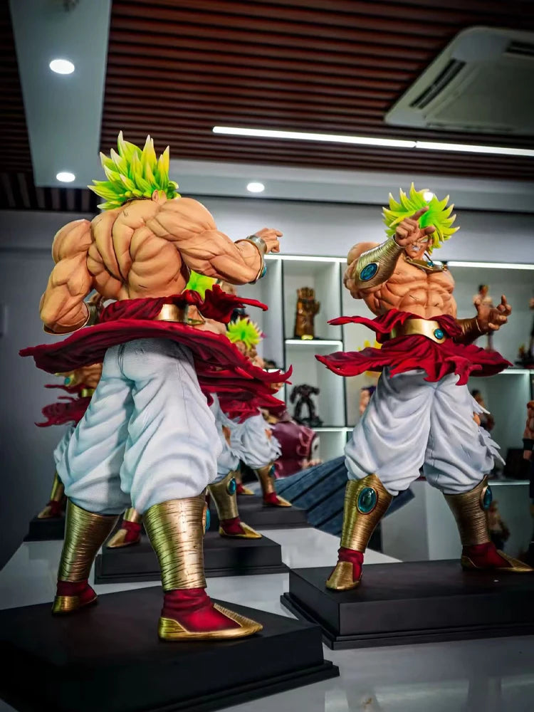 CK&Jt Statue Broli Anime Figure Dragon Ball Z Broly Super Saiyan PVC Action Figures 50cm/19.69inch Collection Mode Toys Gifts