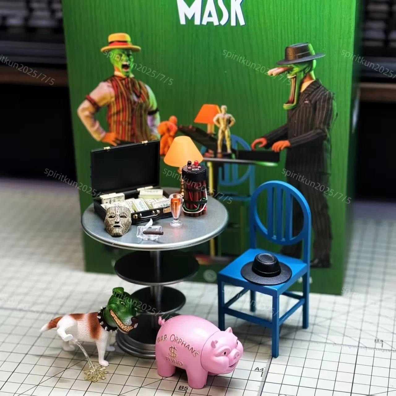 Hot Action Figure The Mask 1/12 Scale Lr009a Lr009b Jim Carrey Character Movable Model Collectible Toy Gift For Fans Ornament