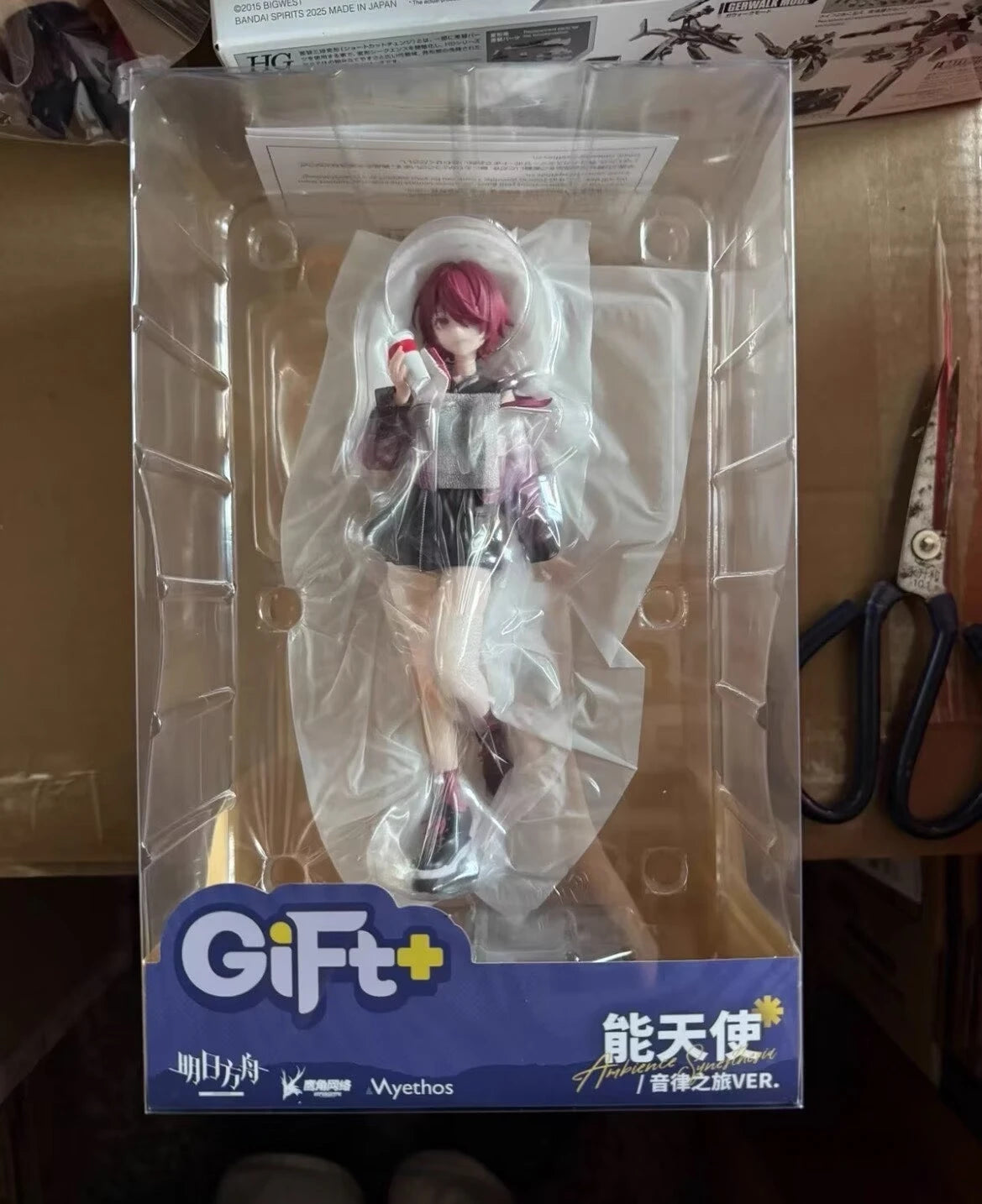 Myethos Original Arknights Exusiai Gift+ 1/8 Ambience Synesthesia Ver 22cm Collectible Anime Figure Model Toy Gift In Stock