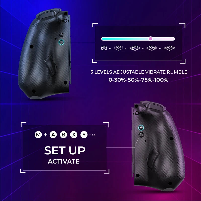 NYXI Hyperion Black Wireless Bluetooth Game Controller - Nintendo Switch2 Switch OLED Switch Lite Compatible Gamepad