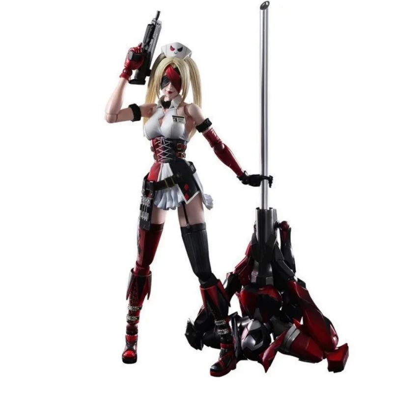 Play Arts Harley Quinn Action Figure Dc Movable Collection Doll The Suicide Squad Harleen Quinzel Model Toys