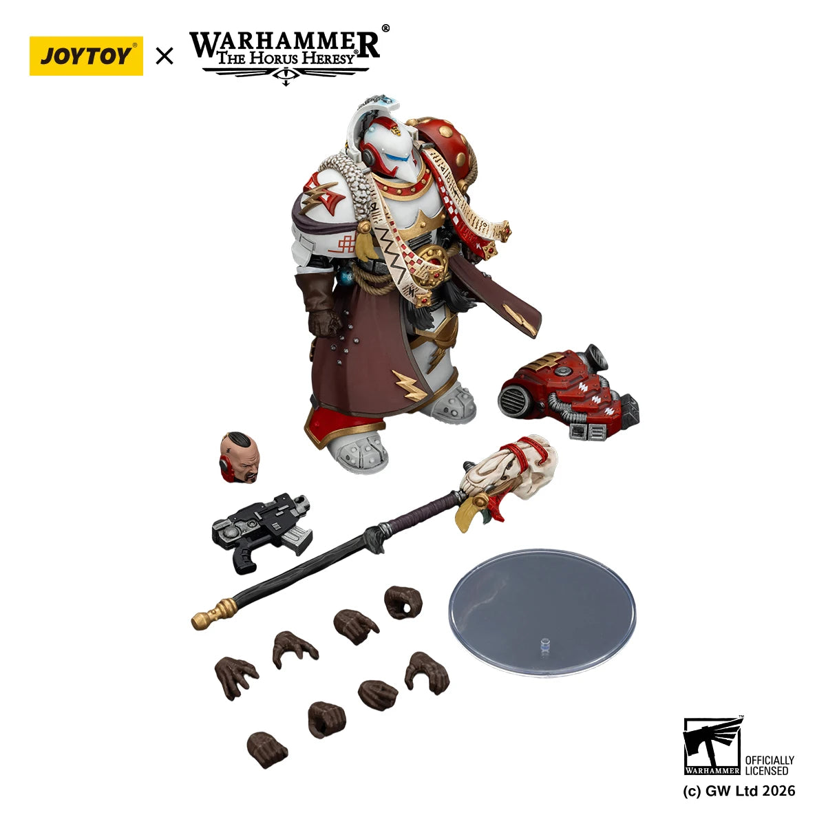 JOYTOY Warhammer 40,000 1/18 Action Figures White Scars Stormseer Consul Legion Praetor in Cataphractii Terminator Armour