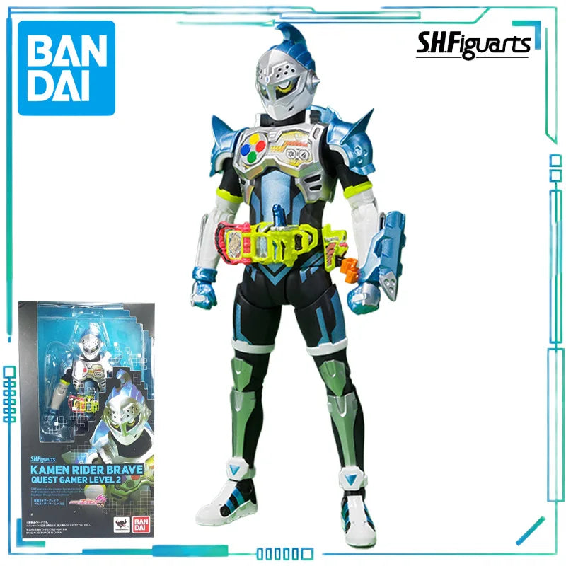 BANDAI Genuine S. H. Figuarts Series Movable Toys Kamen Rider Series Brave,Ex-Aid,Snipe Trio Movable Finished Product Model