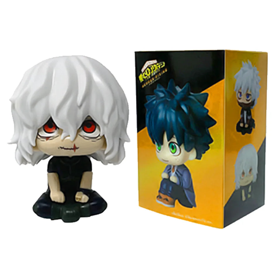 9-10cm My Hero A cademia PVC Anime Figurine Tomura Shigaraki / Izuku Midoriya / Katsuki Bakugo / Shoto Todoroki Collectible Toy
