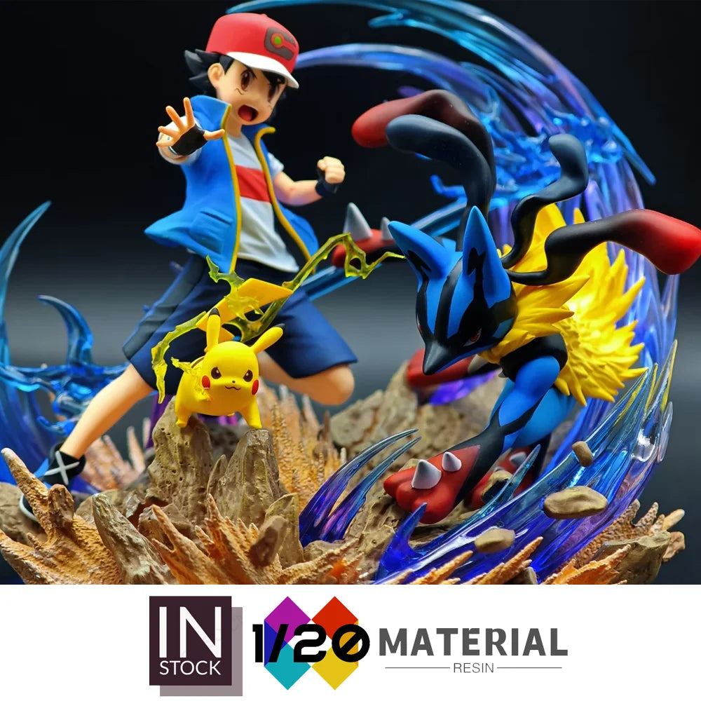 [In Stock]1/20 Resin Scale World [MAGA] – Ash & Mega Lucario