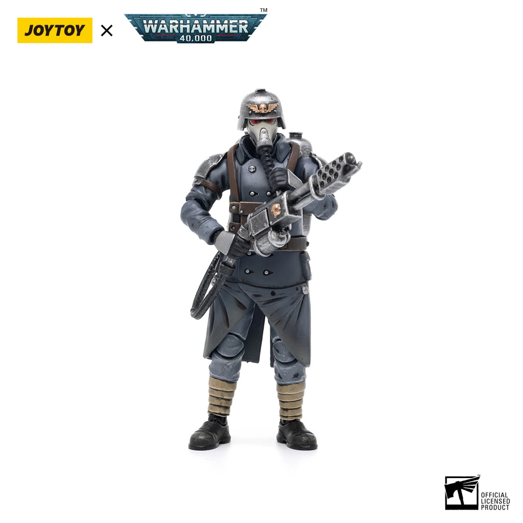 [Pre Order]JOYTOY Warhammer 40K1/18 Action Figure Astra Militarum Death Korps of Krieg Veteran Squad Anime figures Toys Model