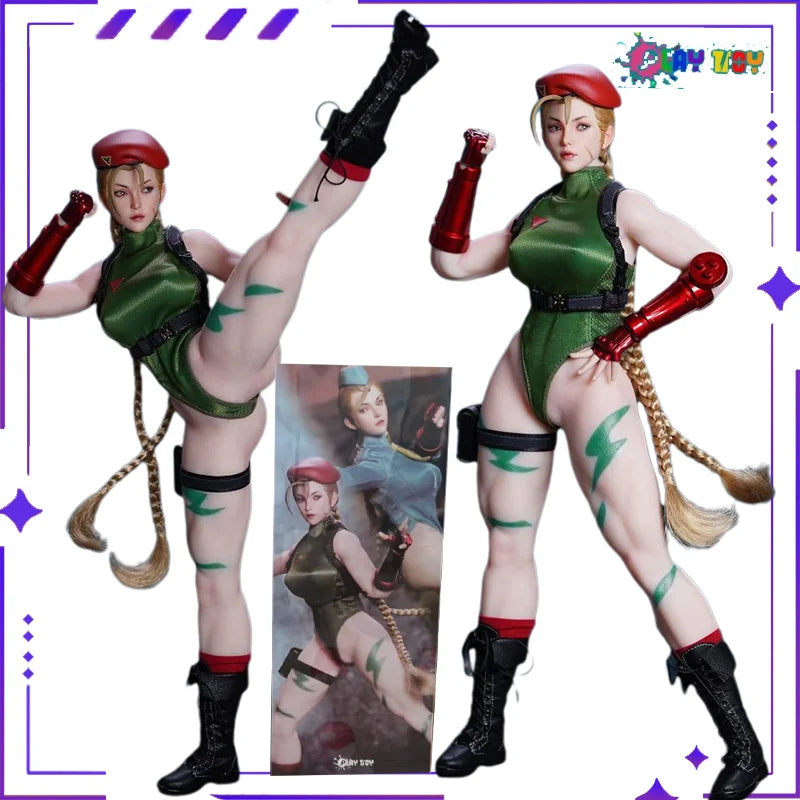 PLAY TOY Original Fighting Female Warrior Jiami Street Fighter Arcade Game Fan 1/6 Movable Puppet Soldier Figurine Model Toygift
