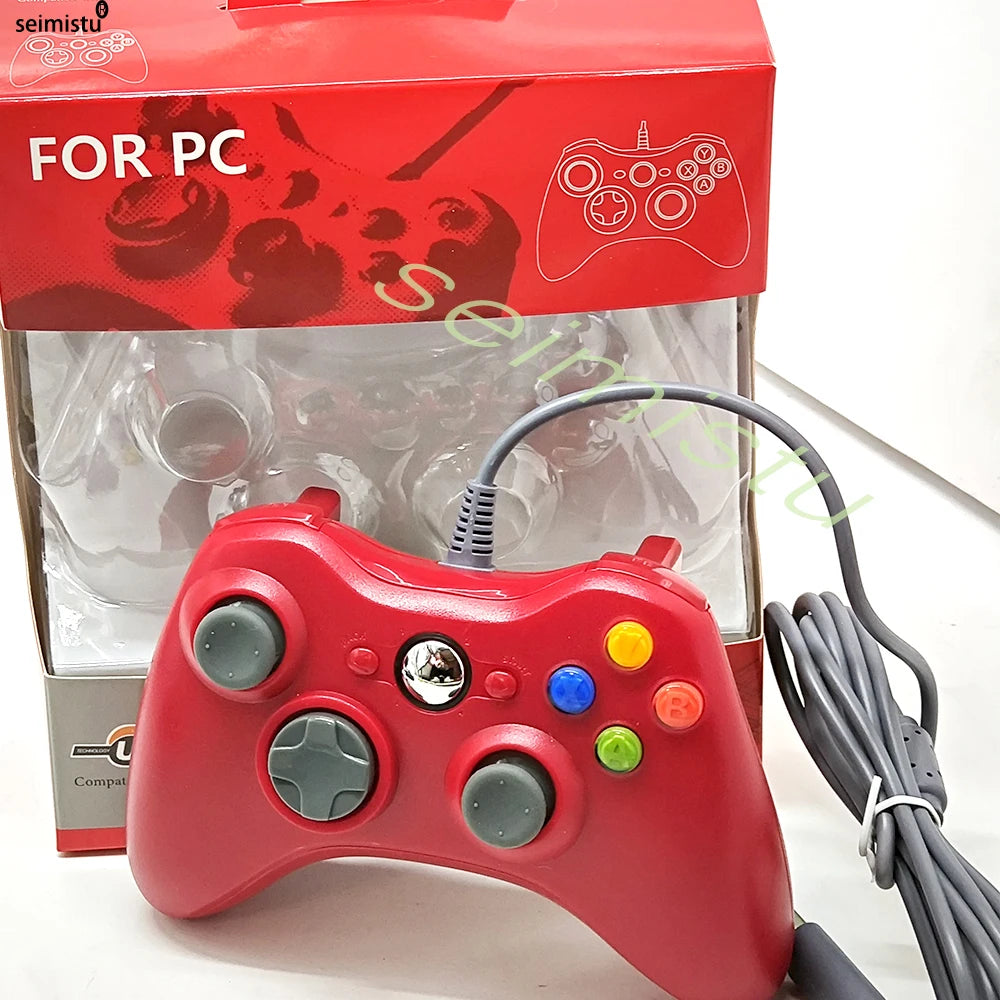USB Wired Game Controller For PC Xbox360 Console Joypad For Win 7/8/10 PC Joystick Controle Mando Gamepad For Xbox 360