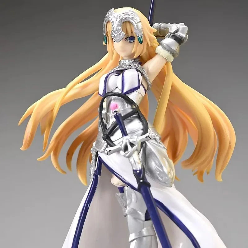 20/16.5cm Fate Stay Night Black/White Adjudicator Jeanne Standing Position Pvc Action Figures Game Model Collection Boxed Gifts