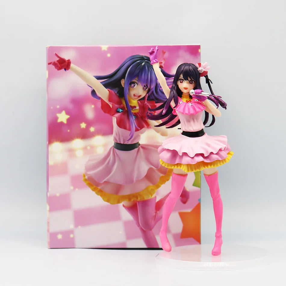 Anime OSHI NO KO Hoshino Ai Action Figure Cute Kawaii Girl Series Characters Collection Ornaments Desktop Display Gift Toys