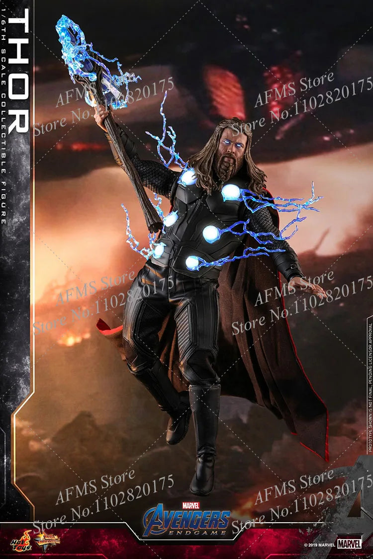 HOTTOYS HT MMS557 1/6 Men Soldier Thor Avengers Endgame Infinity War Marvel Collection Doll 12Inch Action Figure Body Model