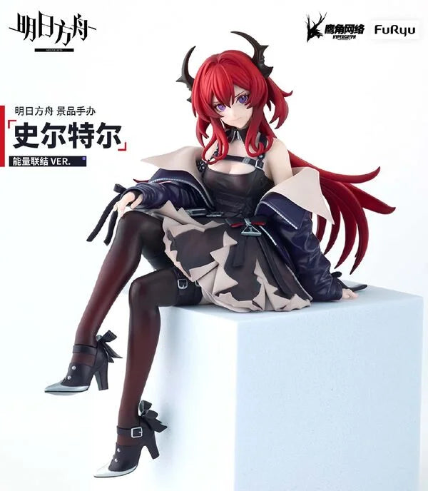 Original Furyu Arknights Anime Amiya & Surtr Noodle Stopper Action Figurine Model Figuarts Collector Decoration Toys