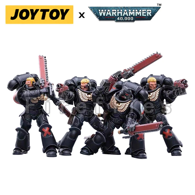 1/18 JOYTOY Action Figure (4PCS/SET) Blood Angels Death Company Anime Collection Model Toy