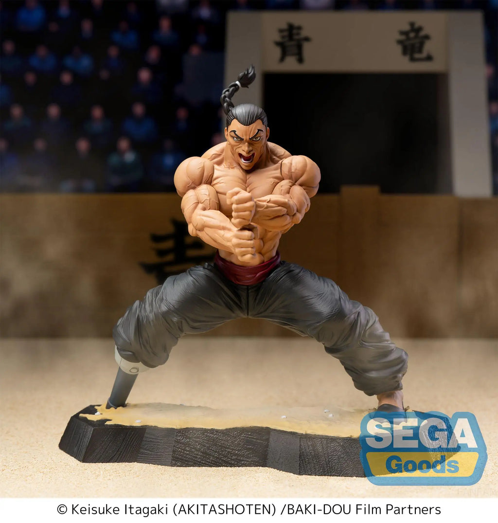 Genuine Sega Luminasta Baki Dou Kaioh Retsu PVC Action Figure Sega Model Figurine Toys For Otaku Gift