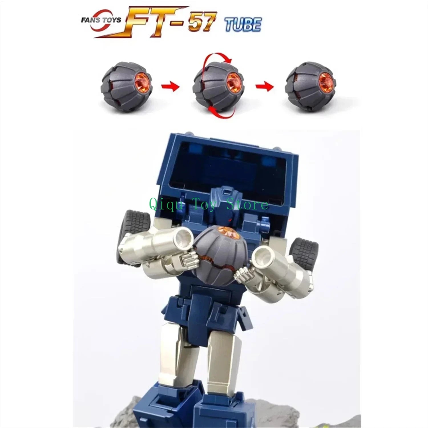 In stock Fan deformation toys ft 57 ft-57 pipe ft-58 swerve mp ratio action graphic robot model gift gift