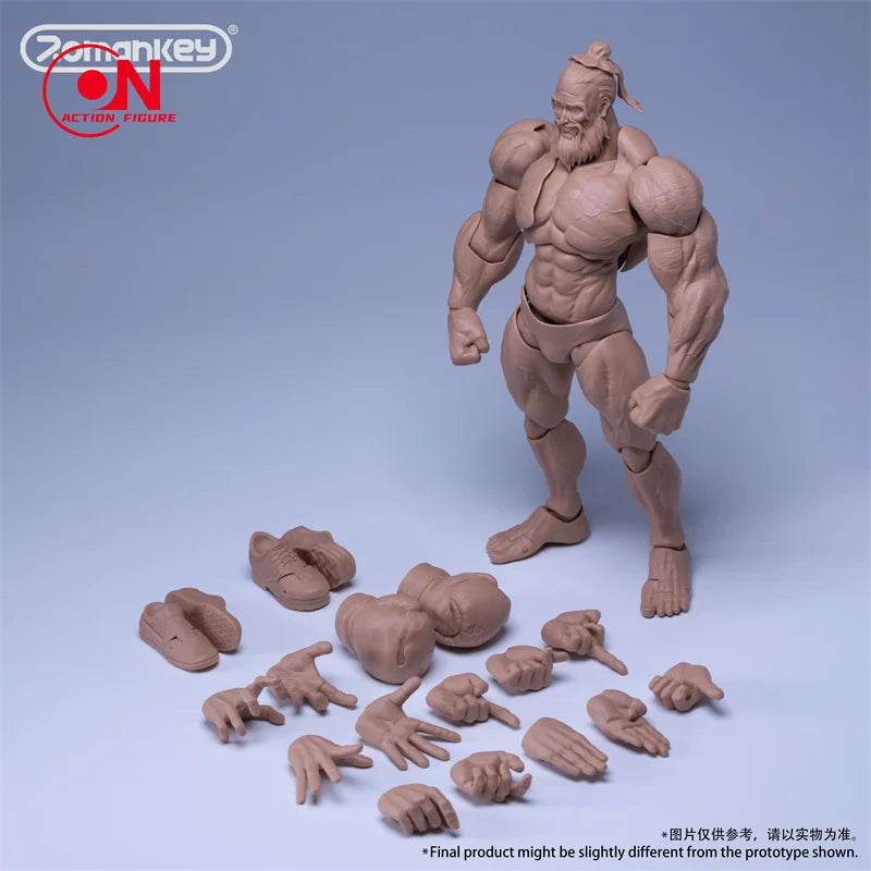 Romankey X COWL UMS003 1/12 Big Guy Super Flexible Joint Body Strong Muscle Male Soldier Action Figure Body for Collection